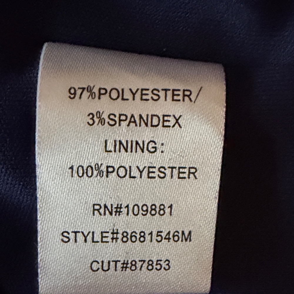 Donna Ricco Elegant Navy Blue Dress - Super Flattering & Elegant Size 4 - Picture 6 of 6